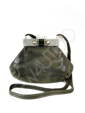 Moulin Rouge Vintage Lizard Textured Leather/Suede